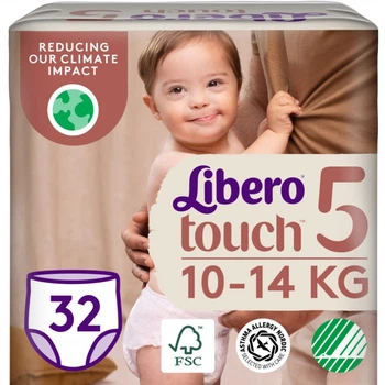 Підгузник Libero Touch Pants Розмір 5 (10-14 кг) 32 шт (7322541739571)