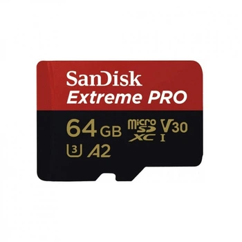 Карта памяти SanDisk 64GB microSDXC class 10 UHS-I U3 Extreme Pro V30 (SDSQXCU-064G-GN6MA) (160276)