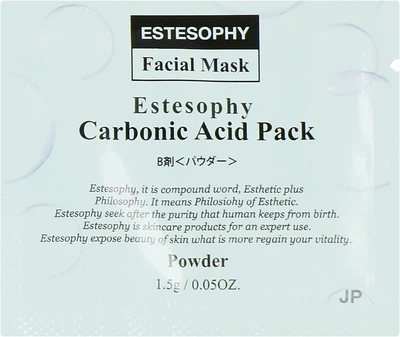 Маска для карбокситерапии лица - Estesophy Carbonic Acid Pack Platina 26.5g (764619-15770)