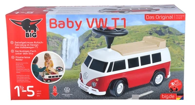 Машина для катання BIG Volkswagen Ретро Т1 Червона (4004943553209)