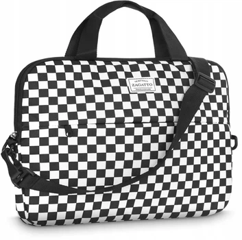 Сумка для ноутбука Zagatto Bianco-Nero 15.6, чорно-біла (ZG764)