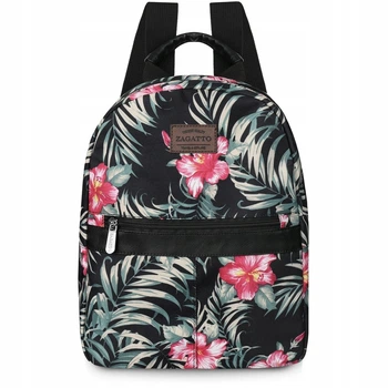 Жіночий рюкзак ZAGATTO FLOWERS 33 x 28 x 11 см, 8л (ZG679)