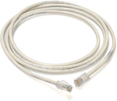 Патч-корд Panduit CAT5e UTP 3 м Світло Сірий NetKey (NK5EPC3MY)