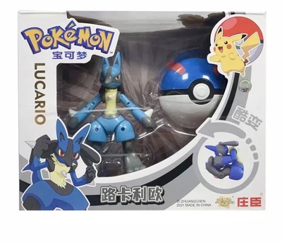 Покемон Покебол Lucario Pokemon GO шар с фигуркой-трансформером