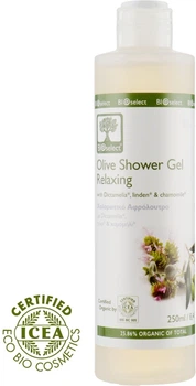 Гель для душа с Диктамелией, липой и ромашкой - BIOselect Olive Shower Gel Relaxing 250ml (48949-24370)