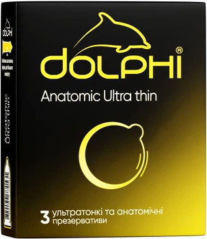 Презервативи Dolphi Anatomic Ultra Thin 3 шт. (4820144770531)
