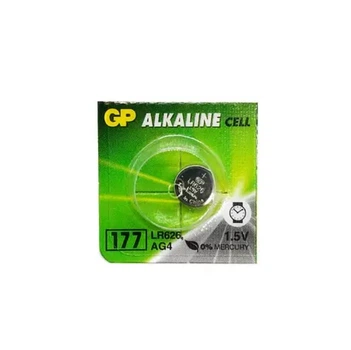 Батарейка щелочная GP 177 AG4 LR626 SR66 1.5V alkaline (04004)