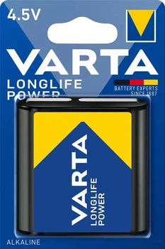 Батарейка щелочная 4,5V / 3LR12 VARTA longlife power