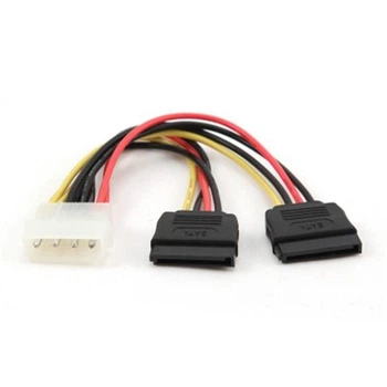 Кабель живлення Cablexpert Molex to 2xSATA (CC-SATA-PSY-0.3M)