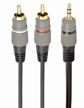 Кабель передачі аудіо Cablexpert 3.5 (M) - > 2 RCA (M) 2.5m (CCA-352-2.5M)