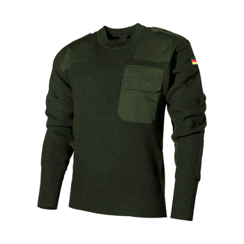 Пуловер з нагрудним карманом BW, MFH, Dark olive, 56