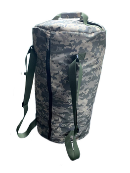 Баул армейский Пиксель, сумка баул армейский 115 л, тактический баул, тактический баул-рюкзак, баул-рюкзак