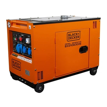 Генератор дизельный 5,7 Квт одно/трехфазный звукоизолированый Black + Decker BXGND7900E