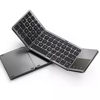 Беспроводная клавиатура с тачпадом складная VHG B033 Foldable Bluetooth Keyboard Black