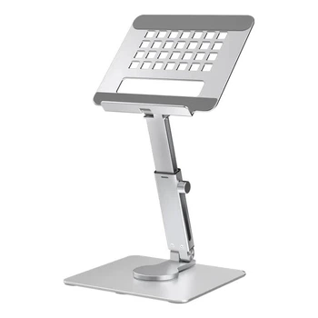 Подставка для планшета VHG А72 телескопическая поворотная 360°C Rotating Teleskopic Tablet Stand Silver