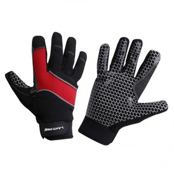 Рабочие перчатки антискользящие, светоотражающие 10 (XL), LahtiPro 2811