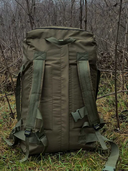 Баул 100 литров военный ЗСУ тактический армейский сумка рюкзак 74*40*34 см походный олива/хаки
