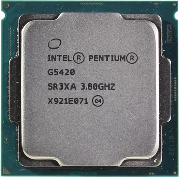 Процессор Intel Pentium Gold G5420 (BX80684G5420) (Socket 1151v2, T, 3,8 ГГц), U1