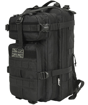 Рюкзак тактичний армійський військовий KOMBAT UK Stealth Pack чорний 25л (OPT-17971)