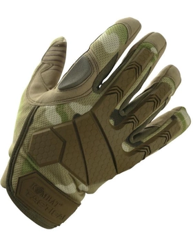 Перчатки тактические военные полевые перчатки KOMBAT UK Fingerless Tactical Gloves XL мультикам (OPT-11461)