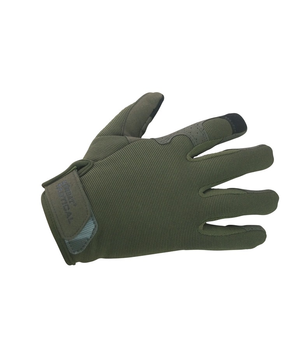 Тактичні військові рукавички KOMBAT UK захисні рукавиці S оливковий (OPT-8881)