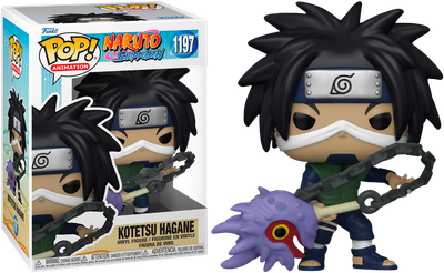 Фігурка Funko Pop Фанко Поп Naruto Kotetsu Hagane w/Weapon Наруто Котецу Хагане 10 см NA KH 1197