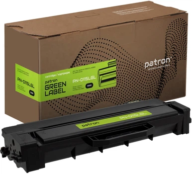 Картридж Patron Green Label совместимый аналог Samsung MLT-D115L Black (PN-D115LGL)