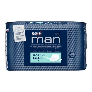 Урологічні прокладки Seni Man Extra 15 шт (5900516693190)