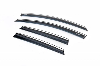Ветровики для Opel Astra J 2009-2015 (4 шт), Дефлекторы окон Opel Astra J