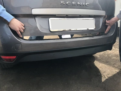 Кромка багажника (нерж.) Renault Scenic/Grand 2009-2016