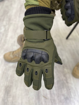 Тактичні рукавички Olive Elite XL