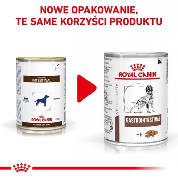 Вологий корм для дорослих собак Royal Canin Gastro Intestinal Dog Cans 400 г (9003579309445) (40380041)