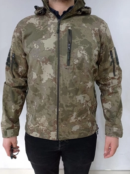 Куртка мужская тактическая Мультикам Accord Турция Софтшел Soft-Shell ВСУ (ЗСУ) M 8715 хаки (OR.M-4431802)