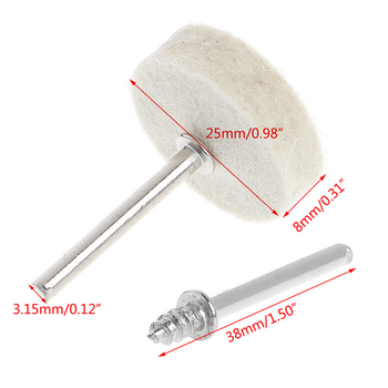 Круги войлочні (15 шт) для гравера, дрімів (Dremel), бормашинки, дрелі.