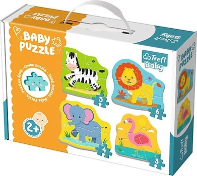 Пазли Trefl Baby CLASSIC Звірятка на сафарі (36073)