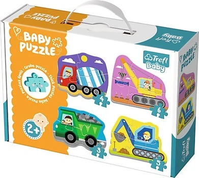Пазли Trefl Baby CLASSIC Будівельні машини (36072)