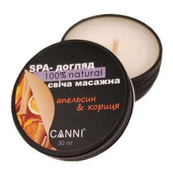 SPA - свеча массажная для маникюра апельсин-корица, 30 мл
