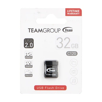 Флеш-накопитель Team C12G Black 32Gb (TC12G32G01) дя передачи данных