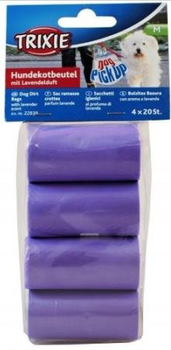 Сміттєві пакети для відходів тварин Trixie з ароматом лаванди 4 x 20 шт (4011905228396)