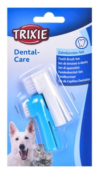 Зубна щітка для котів і собак Trixie 2 шт (2550) (4011905025506)