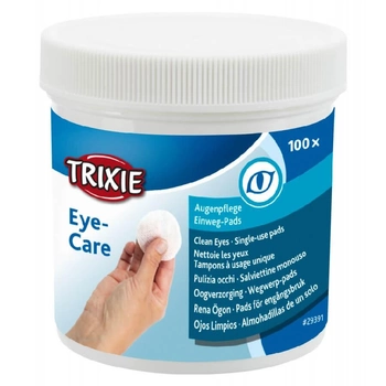 Chusteczki do oczyszczania oczu nawilżane Trixie Eye Care 100 szt. (4011905293912)