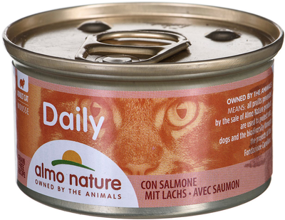 Mokra karma dla kotów Almo Nature Daily Menu Mus z łososiem 85 g (8001154125320)