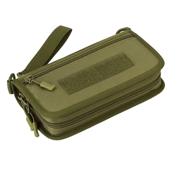 Гаманець тактичний клатч барсетка Eagle A013 із системою MOLLE Green