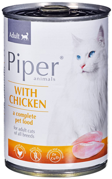 Mokra karma dla kotów Dolina Noteci Piper z kurczakiem 400 g (5902921302193)