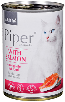 Mokra karma dla kotów Dolina Noteci Piper z łososiem 400 g (5902921302186)