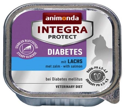 Mokra karma dla kotów Animonda Integra Diabetes łosoś 100 g (4017721866880)