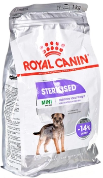 Сухий корм для собак ROYAL CANIN Mini Sterilised - sucha karma dla psów dorosłych, ras małych, po sterylizacji - 1kg (3182550894142)