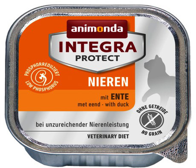 Вологий корм для котів Animonda Integra Protect Nieren качка 100 г (4017721866163)