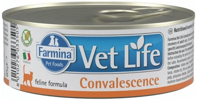 Mokra karma lecznicza dla kotów Farmina Vet Life Convalescence 85 g (8606014102840)