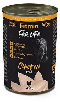 Вологий корм для собак Fitmin For Life Dog курка 400 г (8595237033478)